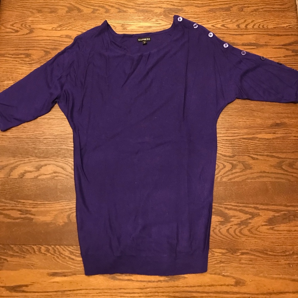Purple Express sweater